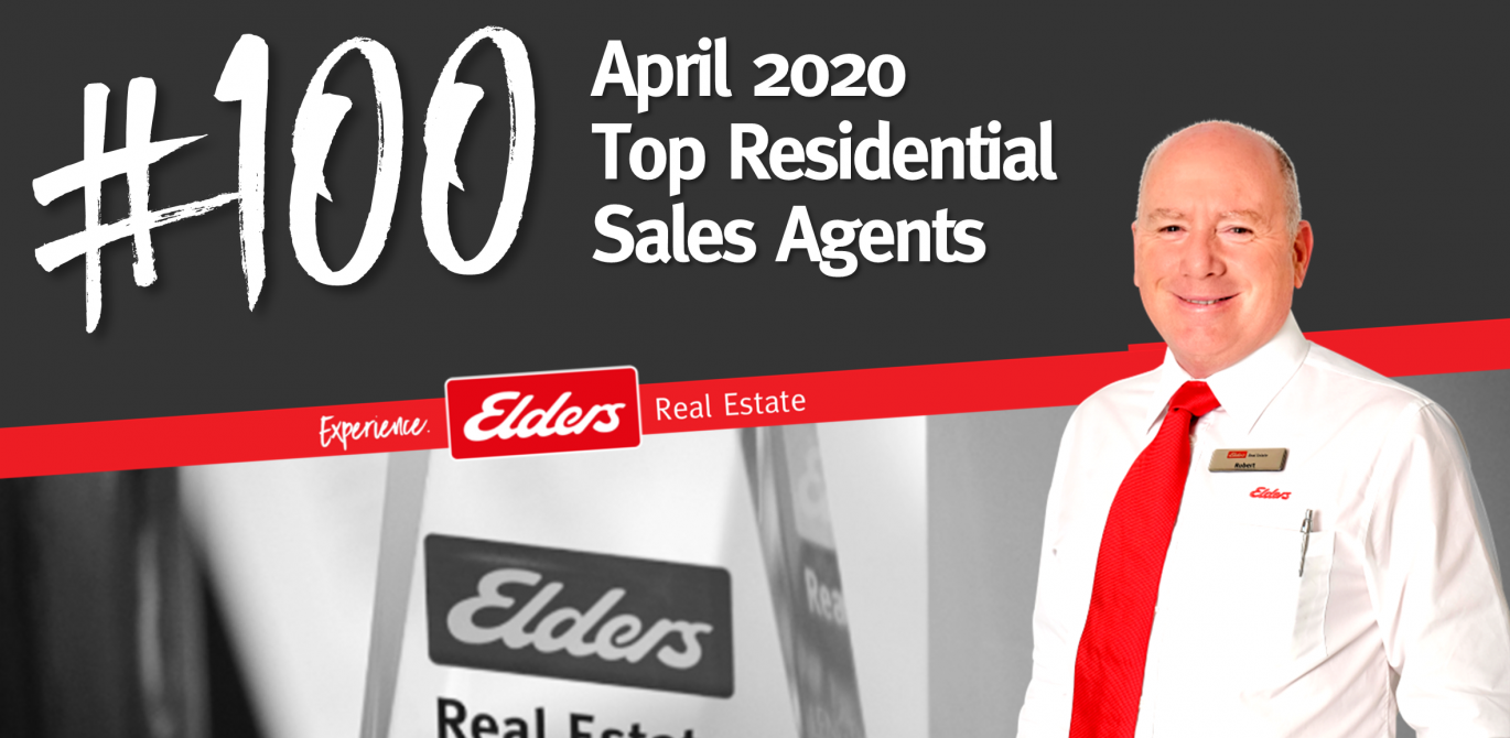 Robert Milham ranked #100 in Australia for Residential Sales – April 2020